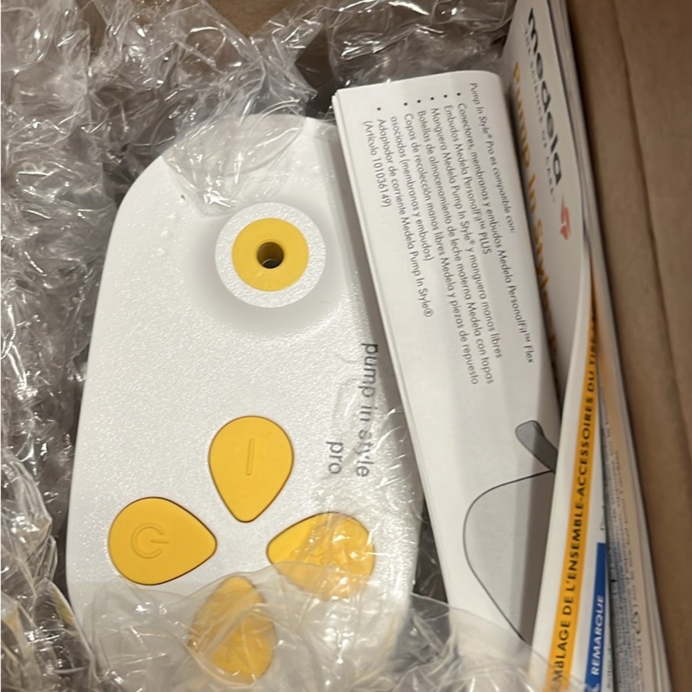 Medela Tubing with Yellow Accents